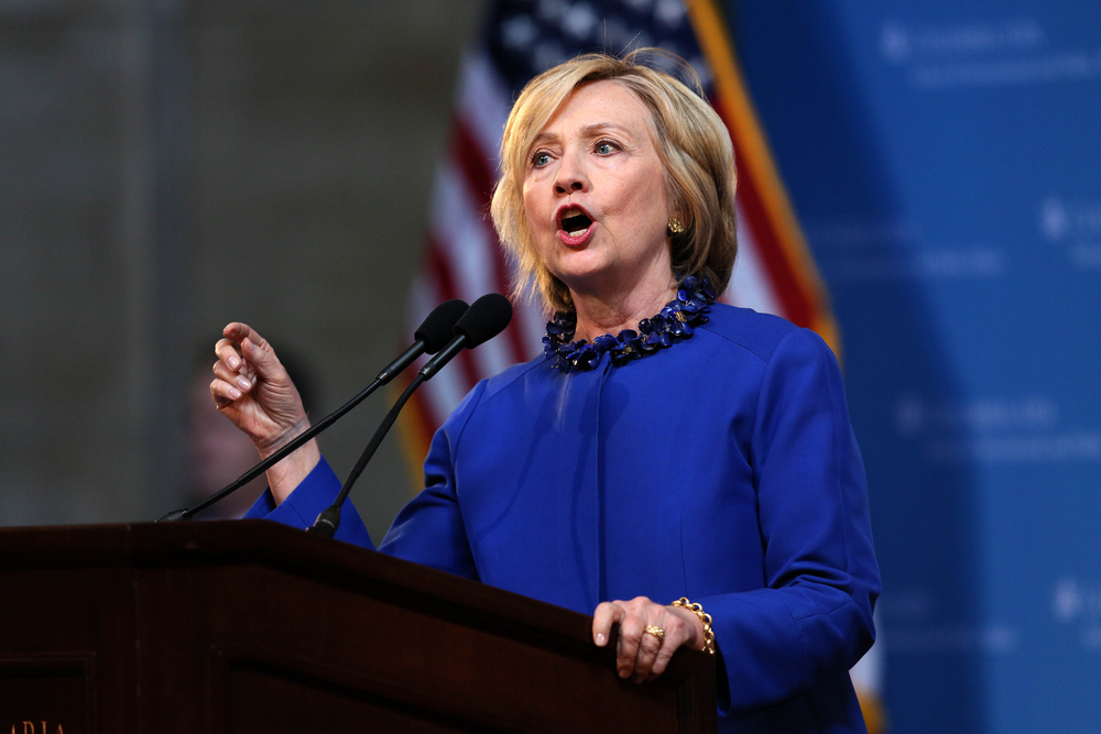 Will Democratic presidential candidate Hillary Clinton rely on data science if elected? (Trevor-Collens/Shutterstock)